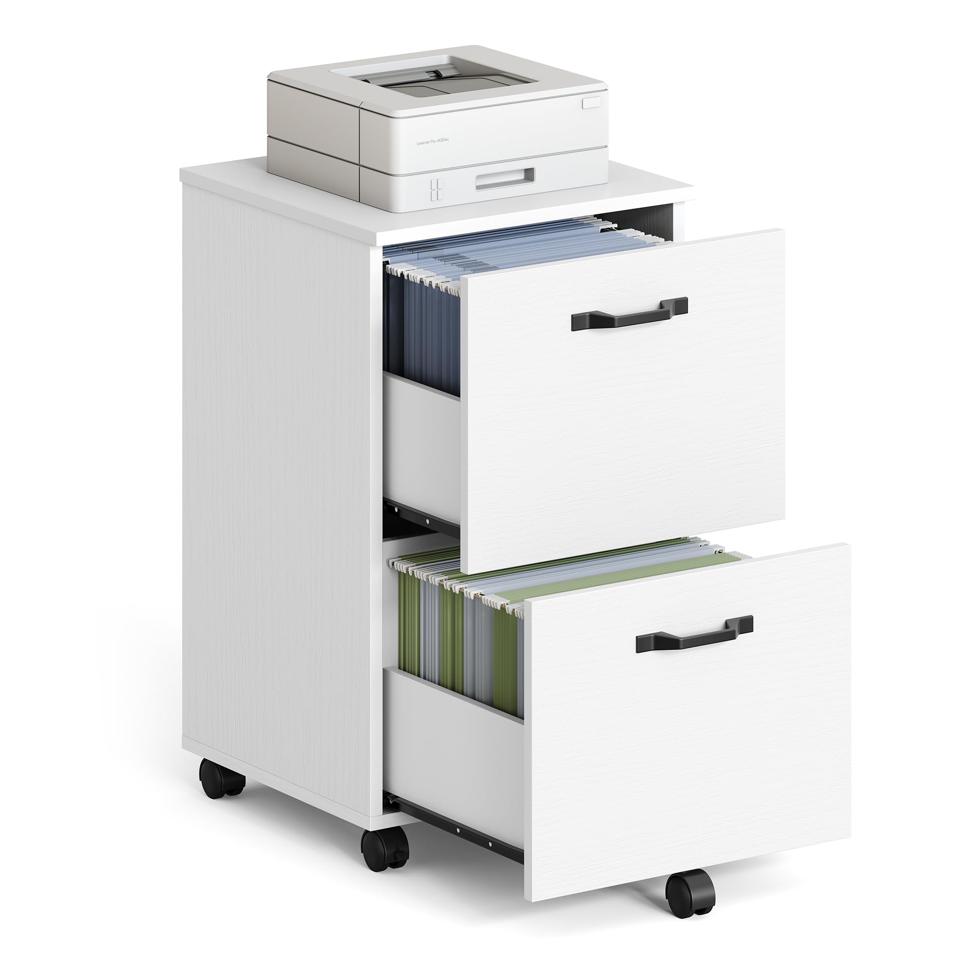 VASAGLE 2-Drawer Rolling File Cabinet