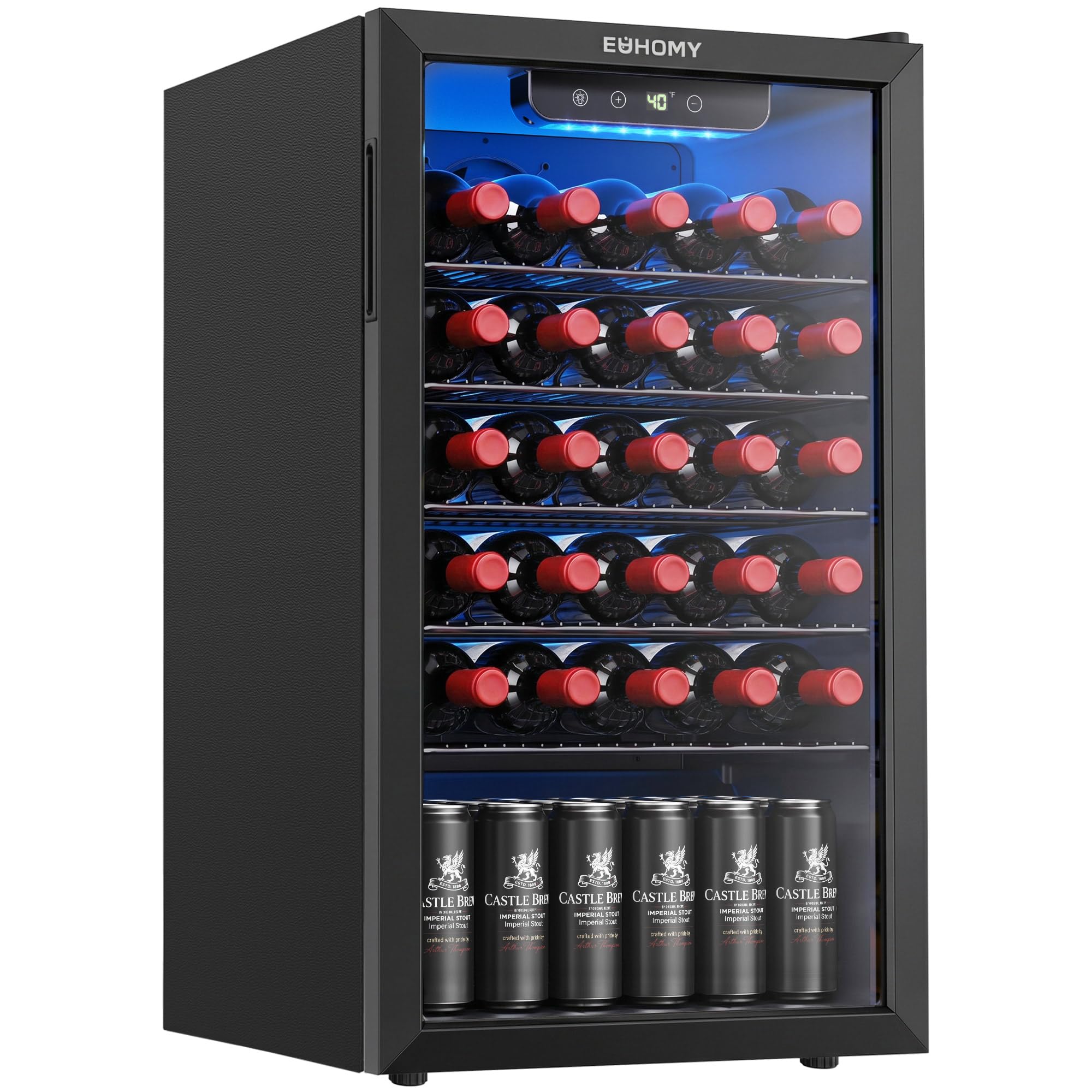 EUHOMY Beverage Refrigerator Cooler