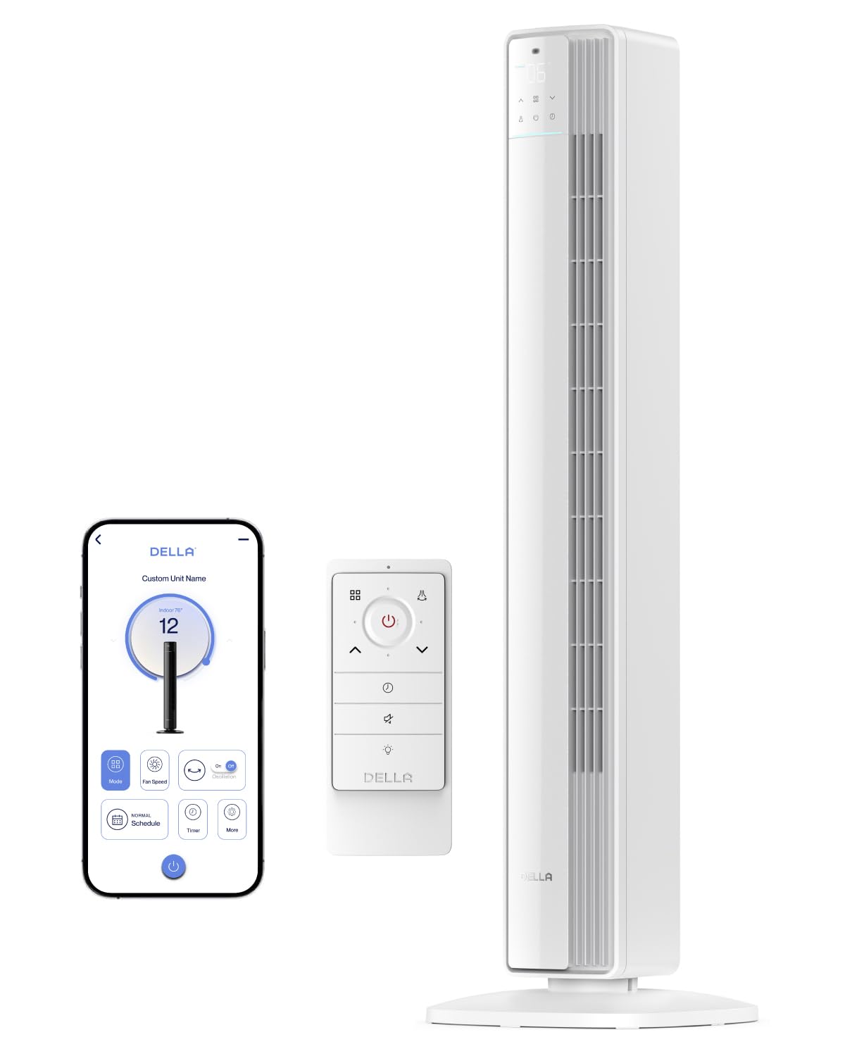 Della 42-Inch Smart Tower Fan
