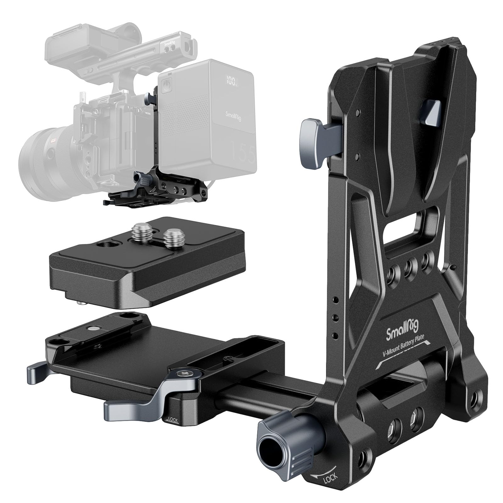 SMALLRIG Foldable V Mount Battery Plate
