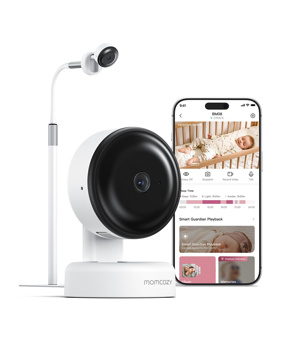 Momcozy BM08 Smart Contact-Free Monitor